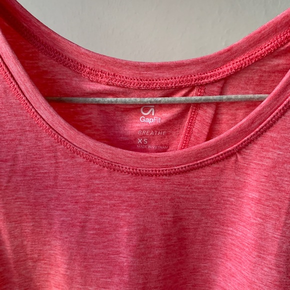 GapFit Pink Open back workout tank - Picture 2 of 4